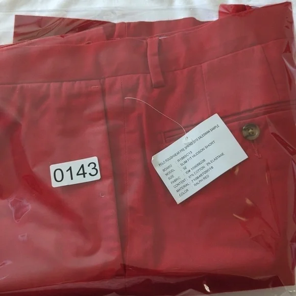 Polo Ralph Lauren men's #32 red shorts. - Picture 6 of 8